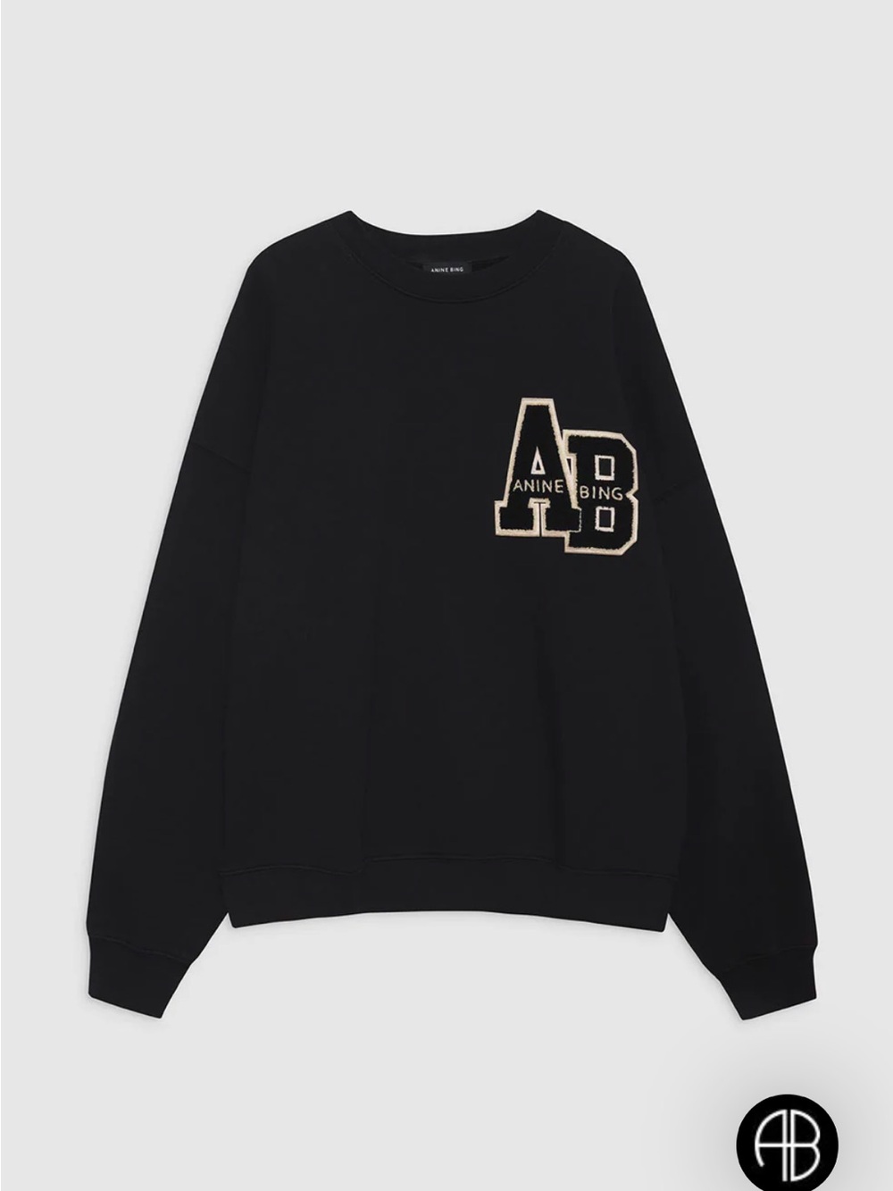 Anine Bing Miles Oversized Sweatshirt - Picture 3 of 9